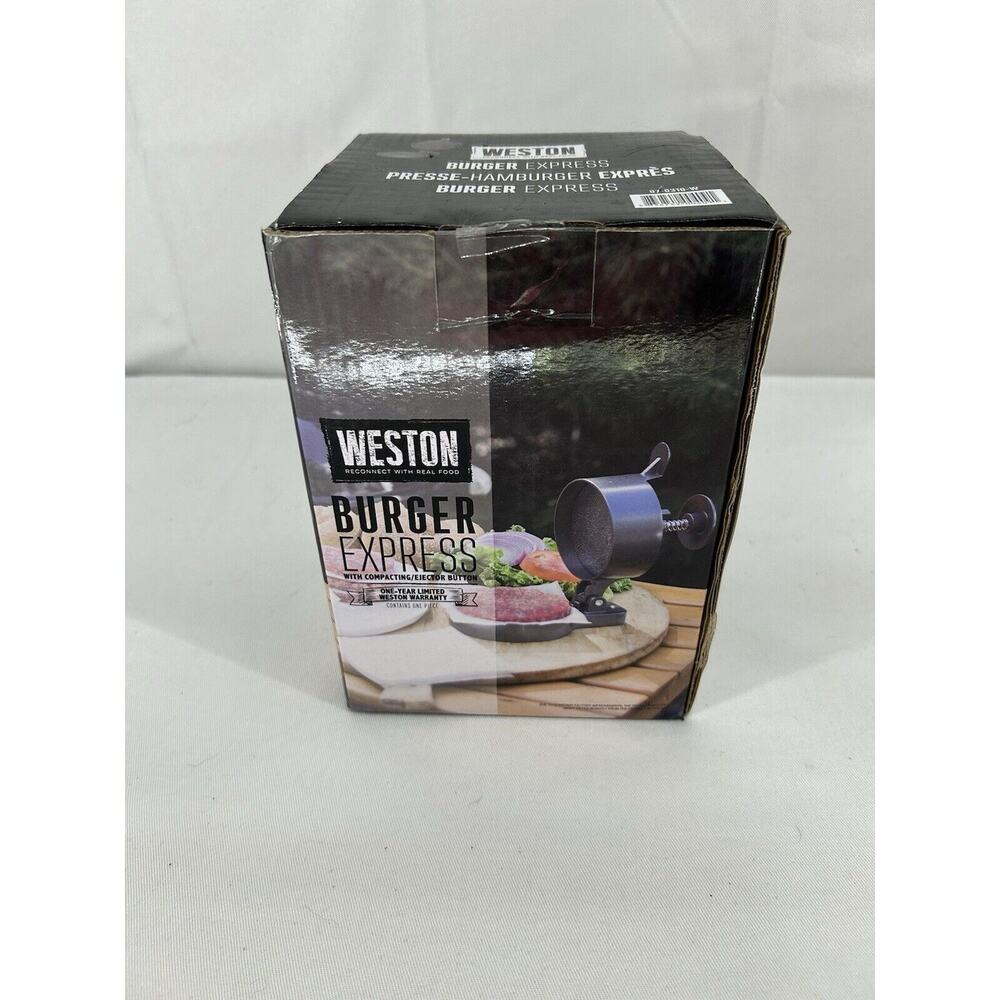 Weston Burger Express with Compacting/Ejector Button Model 07-0310-W New